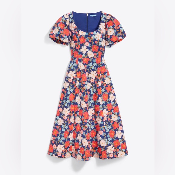 Reese Whitherspoon: Draper James JULIANNE MIDI DRESS IN STRETCH POPLIN - Picture 2 of 10